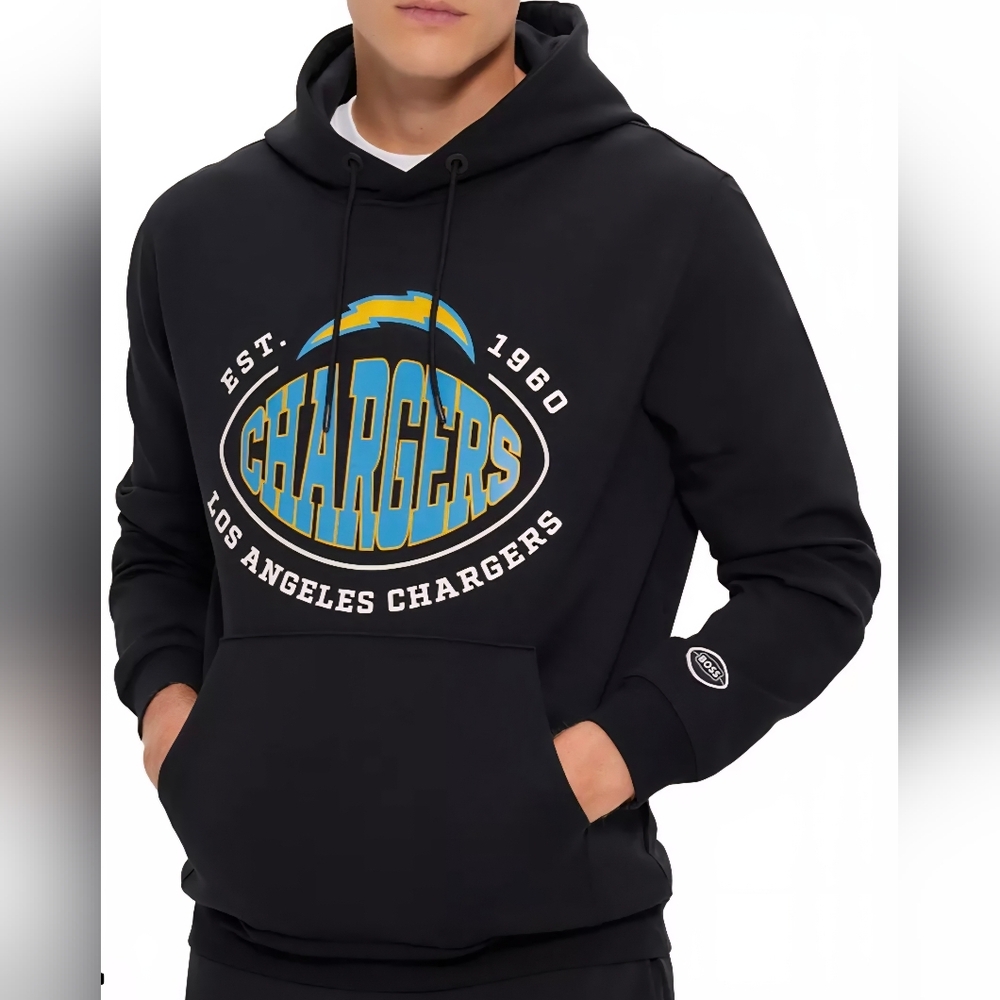 BOSS x NFL LA Chargers Hoodie, Sz L
